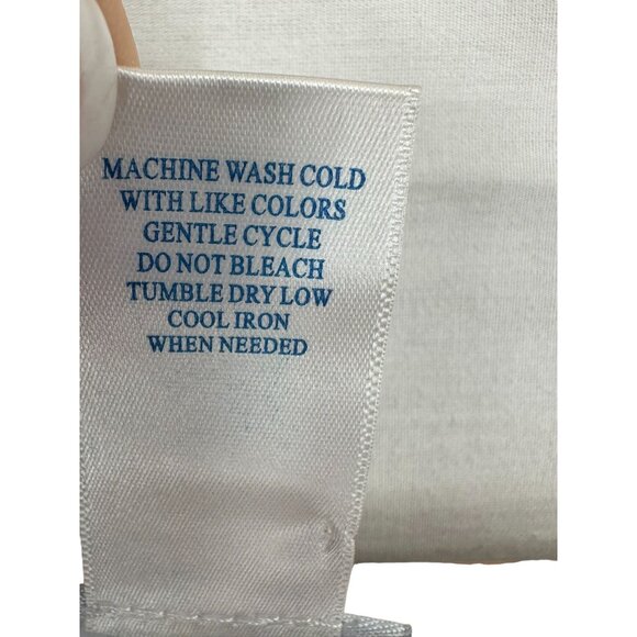 Vicki Wayne Top Shirt Blouse Womens PL Jeweled Neckline Grandmacore Shell - Picture 7 of 10